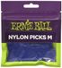 Ernie Ball P09131 Medium Injection Molded Nylon Picks 0.72mm bag of 50