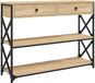 vidaXL Wandtafel 100x28x75 cm bewerkt hout sonoma eikenkleurig