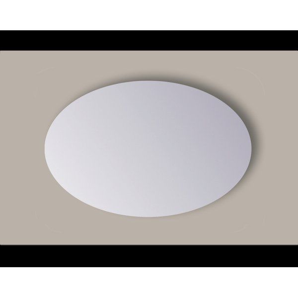 Sanicare Q-mirrors Spiegel - Ovaal - 60x80cm - Zilver
