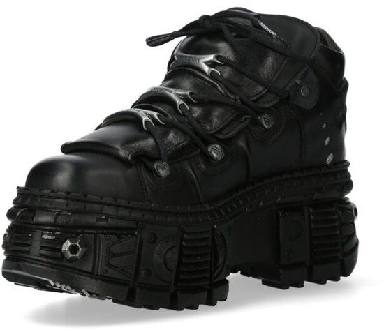 New Rock M-WALL106-S25 Unisex Laars - Zwart - EU41