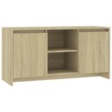 vidaXL TV-meubel Sonoma eiken 102x37,5x52,5 cm