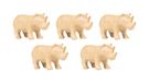 Décopatch AP205C - Rhinocéros 13x5x7cm - PAQ DE 5