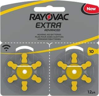 Rayovac Extra 120 Advanced Nr 10 gehoorapparaat batterij Zinc Air Mercury Free 2016 (P10 PR70 ZL4)