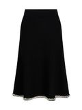 Karl Lagerfeld Jupe en maille perles noire