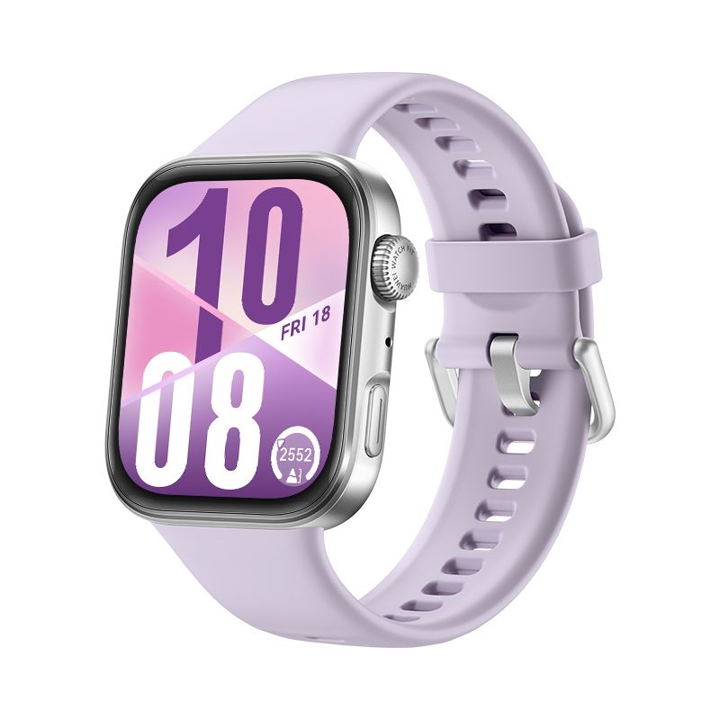 Huawei WATCH FIT 4 Smartwatch - 1.82" Digital Display - Silver with Purple Band