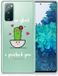 Samsung Galaxy S20 FE Housse de téléphone avec nom Cactus lisse