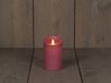 Anna's Collection Bougie LED - 7.5x12.5cm - Antique Rose - Flamme mouvante - Minuterie