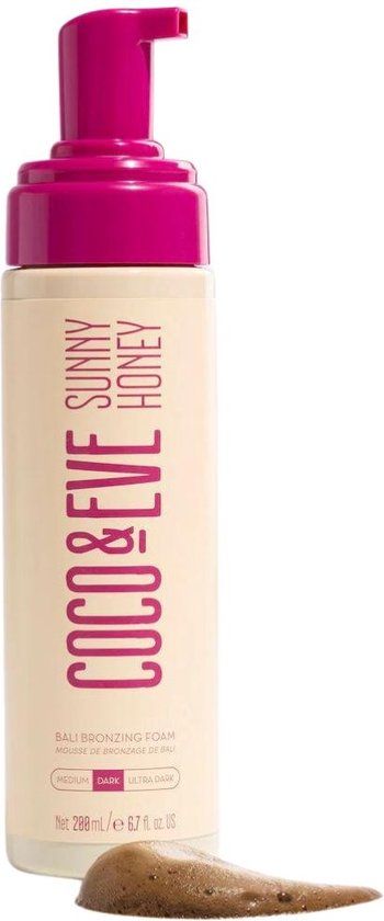 Coco & Eve Sunny Honey Bali Bronzing Foam - Medium - 200ml