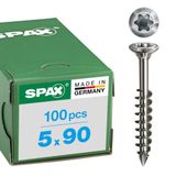 SPAX Gevelschroef 5 x 90 mm Roestvast staal A2