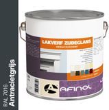 Afinol Zijdeglans Lakverf Antracietgrijs (RAL 7016) 2,5 liter