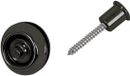 Jim Dunlop Straplok zwart Flush Mount - Accessoire voor gitaren