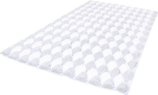 KLEINE WOLKE - Badmat Merida zilvergrijs 70x120cm - 4004478246058