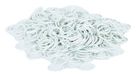 BIFULL Elastische elastieken, transparant, 15 mm, 300 stuks, zwart, standaard