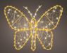 Lumineo Vlinder LED 28x23cm - 155 LED Goud/Warm Wit/Klassiek Warm