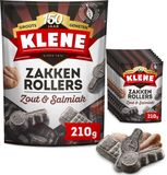 Klene Zakkenrollers - Drop - Zout & Salmiak - 8x210g