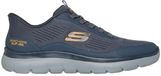 Skechers Summits Leyter Hommes Baskets Bleu EU 46