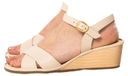 El Naturalista Sandales à talon femme N854 SOFT NAPPA CREAM/ GAIA couleur Beige
