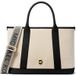 Michael Kors Sac bandoulière moyen en cuir crème et noir