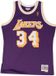 Mitchell & Ness NBA Los Angeles Lakers Shaquille O'Neal Shirt Paars/Geel Heren Maat M
