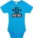 Bellatio Decorations Sssht kijken voetbal baby rompertje blauw 68