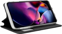 1805 Motorola Cool Flip Cover hoes voor Motorola Moto G54 5G glad kunstleer zwart