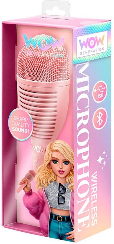 Kids Wow Generation Microfoon Transparant Kinderen