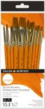 Daler Rowney Simply Acrylverf Penselenset - 10 st.