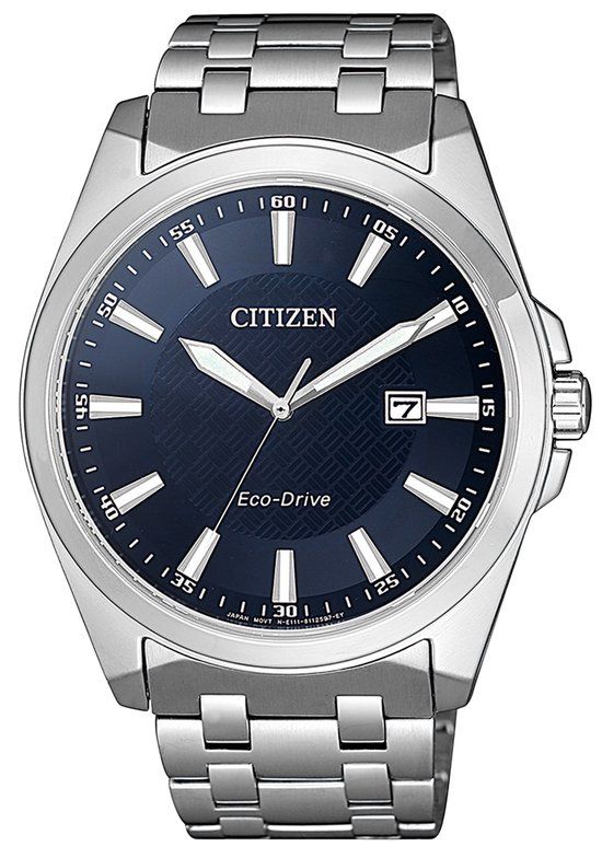 Citizen Corso BM7108-81L Herenhorloge - Blauw - 43mm - Solar - Staal