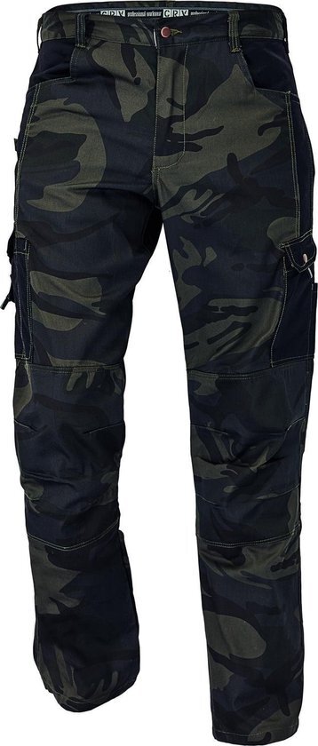 Cerva Camouflage broek groen maat L