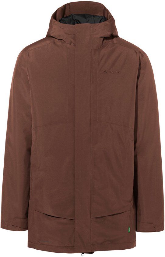 VAUDE Men's Rosemoor Padded Parka, Jas, Regenjas, outdoorJas, Regenjas, met kap, Hardshell Jas, Regenjas, waterdicht, Heren, Outdoorjas