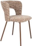 Housecraft living Chelsea Eetkamerstoelen Bruin - Set van 2