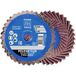 PFERD TOOLS 42719812 Jeu de disques abrasifs Diamètre 75 mm Granulométrie (num): 40 10 pièce(s)