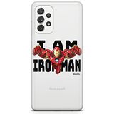 ERT GROUP mobiel telefoonhoesje voor Samsung A53 5G origineel en officieel erkend Marvel patroon Iron Man 028 optimaal aangepast aan de vorm van de mobiele telefoon, gedeeltelijk bedrukt