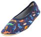 BECK Huisschoenen 'Dinosaurier' lichtblauw / donkerblauw / bruin / poederroze