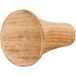 Häfele H2525 Bouton de meuble en chêne, chêne laqué 26,7 x 30 mm