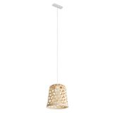 EGLO Accessoires voor Easy Track-systeem, railophangadapter, clip-on hanglamp, plafondrail, kunststof, wit, E27-fitting