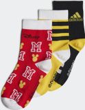 adidas Performance adidas x Disney Mickey Mouse Sokken 3 Paar - Kinderen - Zwart - 28-30