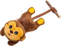 Beeztees Jungle Matabi Aap Kattenkruid Speelgoed Bruin/Geel