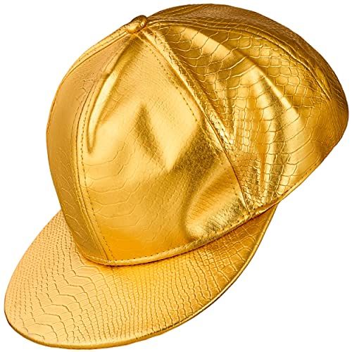 Balinco Cap heren dames baseballcap met snapback honkbalpet goud