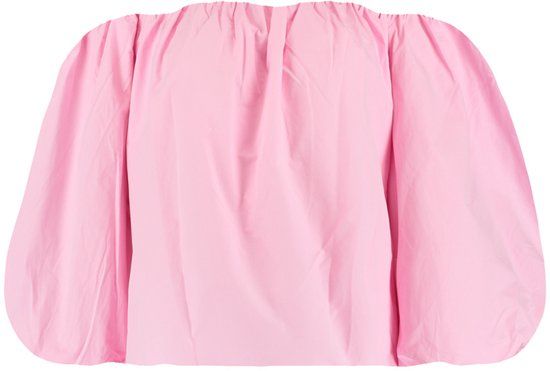 Harper & Yve LAUREN-LS Dames Top Lange Mouw Off Shoulder Katoen Roze M