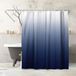 Americanflat 180x200 Douchegordijn - Waterbestendig Lang Douchegordijn met Duurzame Metalen Oogringen en 12 Haken - 100% Polyester - Multi Badkamer Gordijnen - Blauw Ombre