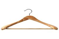 Ordinett Luxe kleerhanger, licht hout, middelgroot