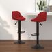 Maison Exclusive - Lot de 2 tabourets de bar en velours bordeaux