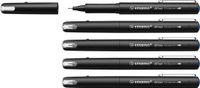 STABILO Dr!ver - Premium Fineliner - 0.4 mm - Blauw - Doos 5 Stuks