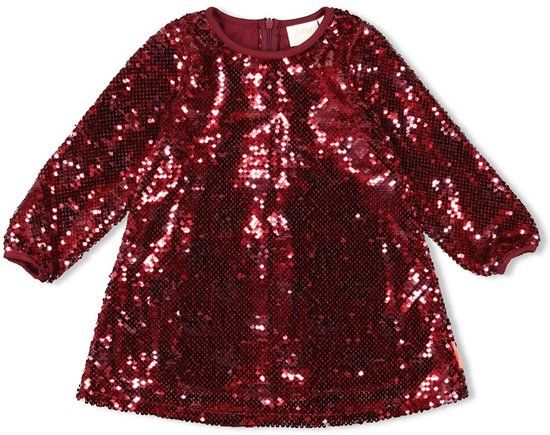Jubel Queen Of Hearts Pailetten jurk Bordeaux