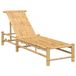 vidaXL Ligbed 55x199x30 cm bamboe