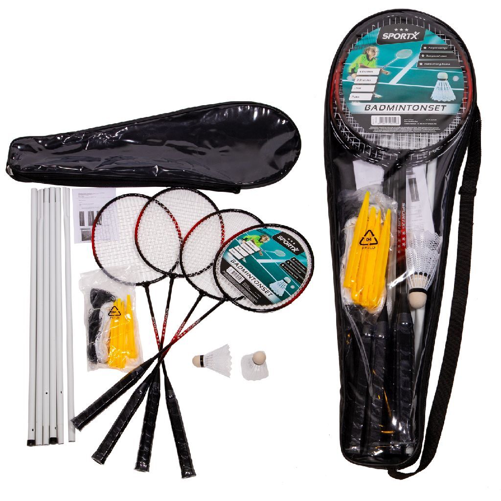 SportX Badmintonset *** + Net