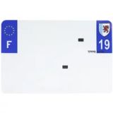 Top Plaq PVC nummerplaatstrip met bedrijfsnaam 19