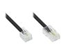 Modemkabel Good Connections® DSL modem kabel RJ11 / RJ45 lengte: 10 m