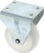 AMIG bokwiel/transportwiel - D40mm - polyamide - 30kg draagvermogen - wit